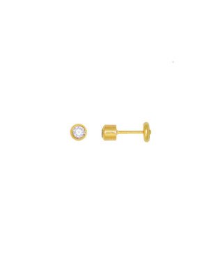 Brinco Pedra - 00 - 4mm x 4mm - 0.74gr