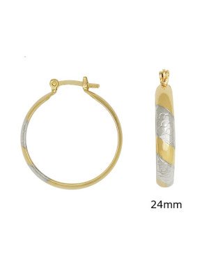 Brinco Argola - 00 - 24mm x 27mm - 2.32gr