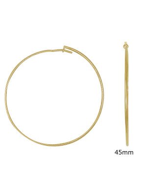 Brinco Argola Fio - 00 - 45mm x 46mm - 3.08gr