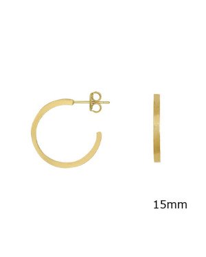 Brinco Argola Quadrada - 00 - 18mm x 18mm - 1.92gr