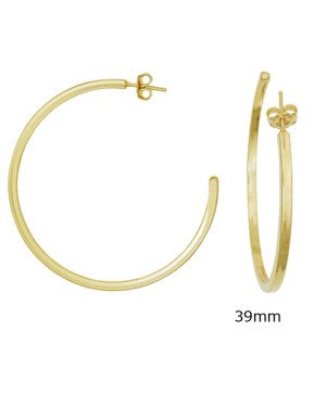 Brinco Argola Quatro Lados - 00 - 44mm x 44mm - 4.60gr