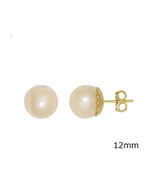 Brinco Perola - 00 - 12mm x 12mm - 3.87gr