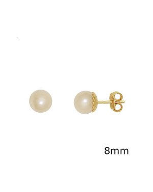 Brinco Perola - 00 - 8mm x 8mm - 1.41gr