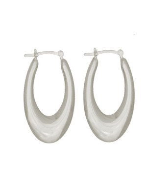 Brinco Gota Lisa Pequena - G1 - 18mm x 30mm - 6.90gr