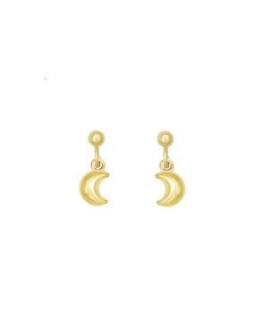 Brinco Lua Mini Dupla - 00 - 5mm x 13mm - 1.08gr