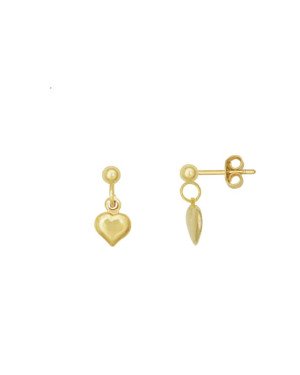 Brinco Corcao Mini Duplo - 00 - 6mm x 12mm - 1.19gr