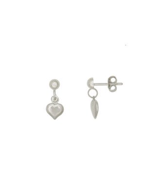 Brinco Mini Coracao - G3 - 6mm x 12mm - 1.24gr