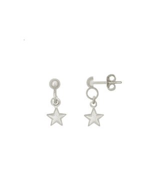 Brinco Mini Estrela Dupla - G3 - 6mm x 13mm - 1.11gr
