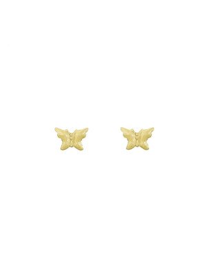 Brinco Borboleta Lisa - 00 - 8mm x 5mm - 0.56gr