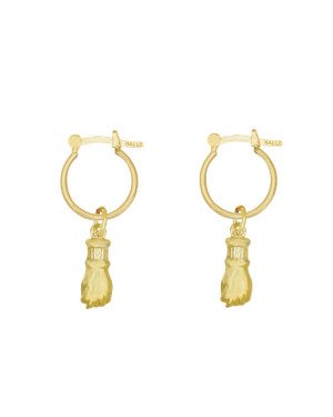 Brinco Argola com Figa - 00 - 12mm x 26mm - 1.50gr