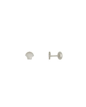 Brinco Mini Concha - G5 - 5mm x 5mm - 0.55gr
