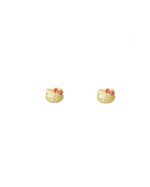 Brinco TP Cabeca Hello Gato - 00 - 6mm x 5mm - 0.42gr
