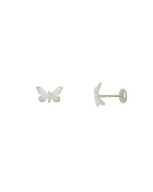 Brinco Borboleta Abaulada - G5 - 8mm x 5mm - 0.72gr