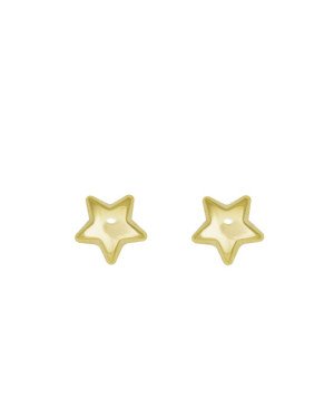 Brinco Estrela - 00 - 10mm x 10mm - 1.07gr