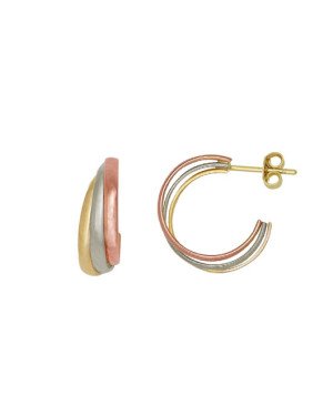 Brinco Meia Argola - 00 - 18mm x 23mm - 3.28gr