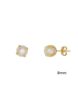 Brinco Perola - 00 - 8mm x 8mm - 1.71gr