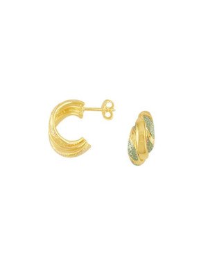 Brinco Meia Argola - 00 - 15mm x 15mm - 3.76gr