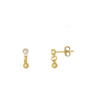 Brinco Copinho Usinado com Bolinha - 00 - 3mm x 11mm - 1.00gr