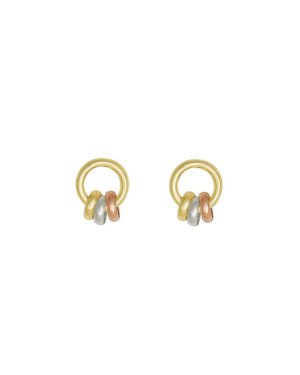 Brinco Tres Ouros - 00 - 9mm x 11mm - 1.40gr