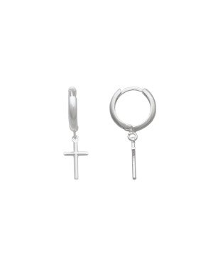 Brinco AG Argolinha Fundida p/ Cruz Palito - G6 - 13mm x 26mm - 2.16gr
