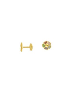 Brinco TP Rosinha - 00 - 6mm x 6mm - 0.68gr