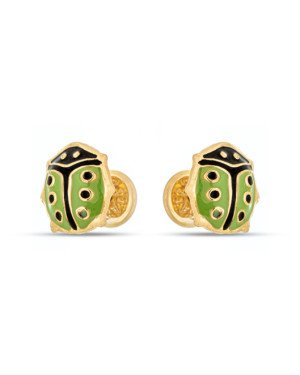 Brinco TP Joaninha - 00 - 1mm x 1mm - 0.87gr