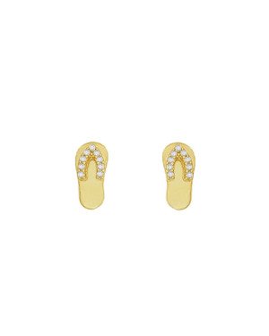 Brinco Fundicao - 18 Zirconia - Chinelo  - 00 - 6mm x 13mm - 2.28gr