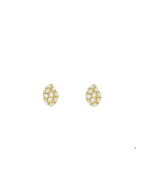 Brinco Fundicao - 24 Zirconia - Gotinha  - 00 - 6mm x 7mm - 1.12gr