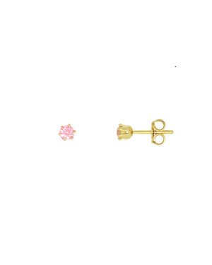 Brinco Solitario Garra Longa - 00 - 4mm x 4mm - 0.60gr