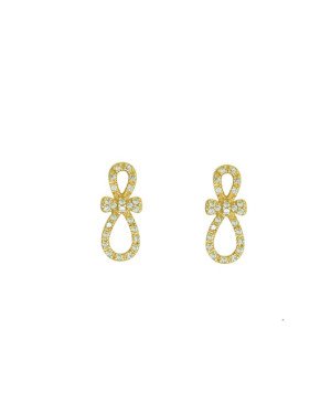 Brinco Fundicao - 50 Zirconia - Laco Oitinho - 00 - 7mm x 15mm - 1.68gr