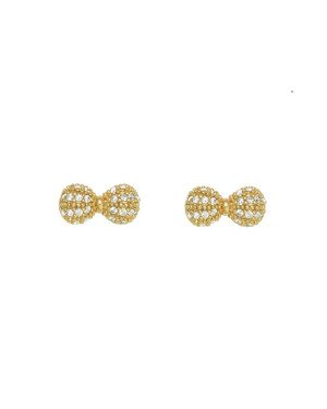Brinco Fundicao - 48 Zirconia - Laco c/ Bolinhas e 13mm  - 00 - 13mm x 6mm - 2.06gr