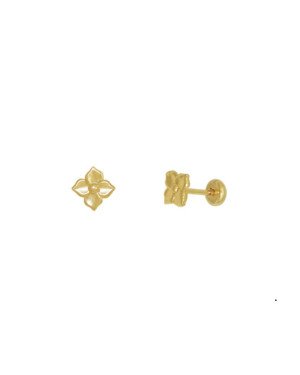 Brinco TP Flor 7mm - Pressao - 00 - 7mm x 7mm - 0.65gr
