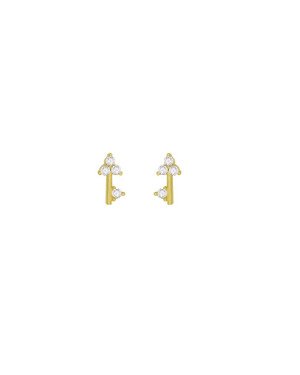 Brinco Fundicao - 8 Zirconia - Chave Peq 9mm (Faz Lado) - 00 - 4mm x 9mm - 1.02gr