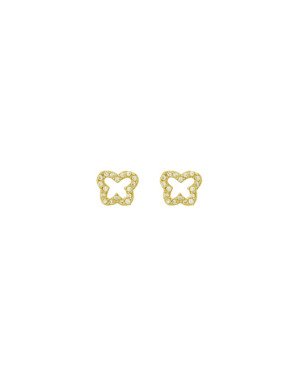 Brinco Fundicao - 36 Zirconia - Borboleta Vaz 7mm (Faz Lado) - 00 - 7mm x 6mm - 0.95gr