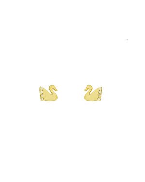 Brinco Fundicao - 8 Zirconia - Patinho 6mm (Faz Lado) - 00 - 6mm x 7mm - 0.91gr