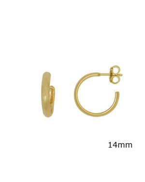 Brinco Argola Tubo - 00 - 16mm x 16mm - 1.78gr