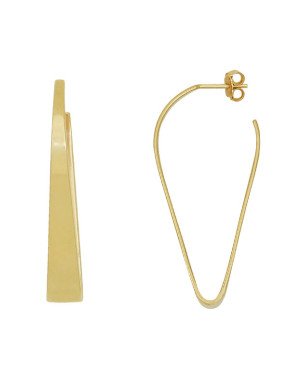 Brinco Argola Gota Inversa 44X22 - 00 - 22mm x 44mm - 8.20gr