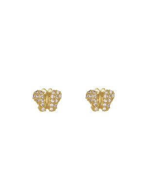 Brinco Fundicao - 40 Zirconia - Borboleta 9mm - 00 - 9mm x 8mm - 1.07gr