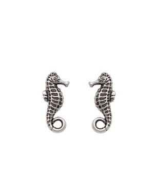 Brinco AG (Envelhecida) Cavalo Marinho 20mm (Faz Par) - G3 - 9mm x 20mm - 2.05gr