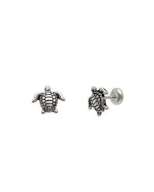 Brinco AG TP (Envelhecida) Tartaruga Marinha 8mm (Pressao) - G5 - 8mm x 9mm - 0.92gr