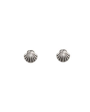 Brinco AG (Envelhecida) Concha  8mm - G5 - 8mm x 7mm - 0.89gr