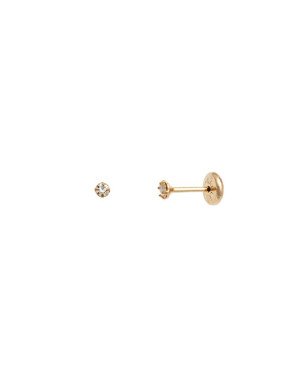 Brinco TP Solitario SS8  - 00 - 3mm x 10mm - 0.40gr