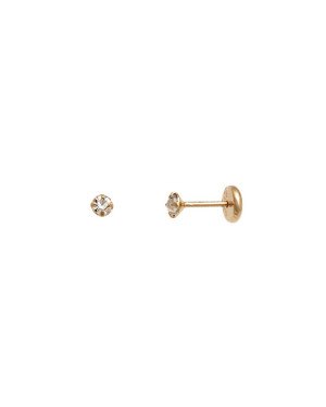 Brinco TP Solitario SS12  - 00 - 3mm x 10mm - 0.38gr