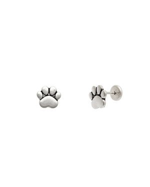 Brinco AG TP (Envelhecido) Pata  8mm Lisa  - G5 - 8mm x 8mm - 0.94gr