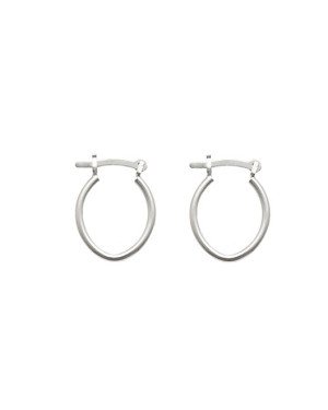 Brinco AG Argola Navete Fio 14x16mm c/ Gancho - G1 - 2mm x 16mm - 1.50gr