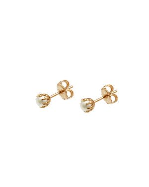 Brinco Perola 4mm - 00 - 4mm x 4mm - 0.60gr