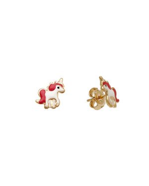 Brinco Unicornio 8mm c/ Resina - 00 - 8mm x 8mm - 0.84gr