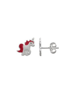 Brinco AG Unicornio 8mm c/ Resina - G6 - 8mm x 8mm - 0.92gr