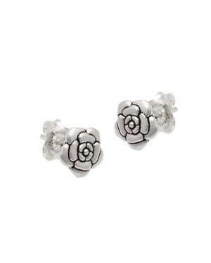 Brinco AG (Envelhecida) Camelia 7,5mm - G5 - 8mm x 8mm - 0.97gr