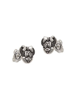 Brinco AG (Envelhecida) Minnie Estampada 8mm  - G5 - 9mm x 9mm - 1.36gr